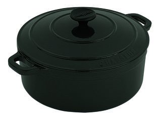 Chasseur Round French Oven 26cm 5 Litre Matt Black-chasseur-What's Cooking Online Store