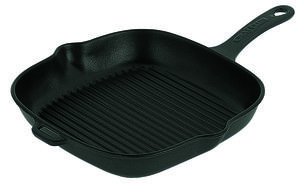 Chasseur Square Grill Pan 25cm Matt Black-chasseur-What's Cooking Online Store