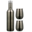 Avanti Wine Traveller Set Gunmetal