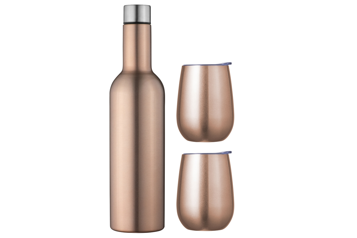 Avanti Wine Traveller Set Rose Gold