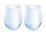 Maxwell & Williams Glamour Stemless Glass 540ml Set of 2 Blue Gift Boxed