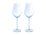 Maxwell & Williams Glamour Wine Glass 480ml Set of 2 Blue Gift Boxed