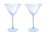 Maxwell & Williams Glamour Martini Glass 230ml Set of 2 Blue Gift Boxed