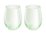 Maxwell & Williams Glamour Stemless Glass 540ml Set of 2 Green Gift Boxed