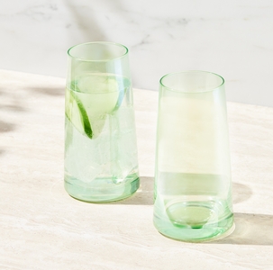 Maxwell & Williams Glamour Highball Glass 480ml Set of 2 Green Gift Boxed-maxwell-and-williams-What's Cooking Online Store