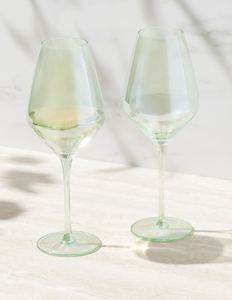 Maxwell & Williams Glamour Wine Glass 480ml Set of 2 Green Gift Boxed-maxwell-and-williams-What's Cooking Online Store