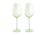 Maxwell & Williams Glamour Wine Glass 480ml Set of 2 Green Gift Boxed