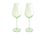 Maxwell & Williams Glamour Wine Glass 480ml Set of 2 Green Gift Boxed