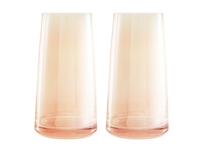 Maxwell & Williams Glamour Highball Glass 480ml Set of 2 Coral Gift Boxed-maxwell-and-williams-What's Cooking Online Store