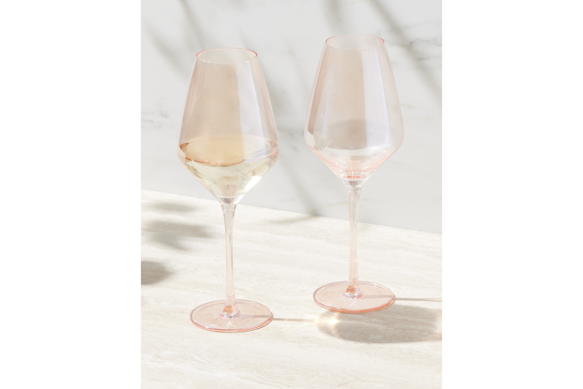 Maxwell & Williams Glamour Wine Glass 480ml Set of 2 Coral Gift Boxed