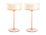 Maxwell & Williams Glamour Coupe Glass 240ml Set of 2 Coral Gift Boxed