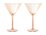 Maxwell & Williams Glamour Martini Glass 230ml Set of 2 Coral Gift Boxed