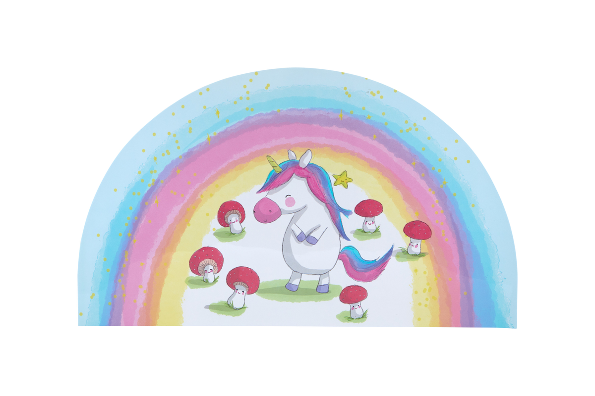 Maxwell & Williams Jedda Robaard Magical Tales Placemat Unicorn Semi Circle 28x47cm