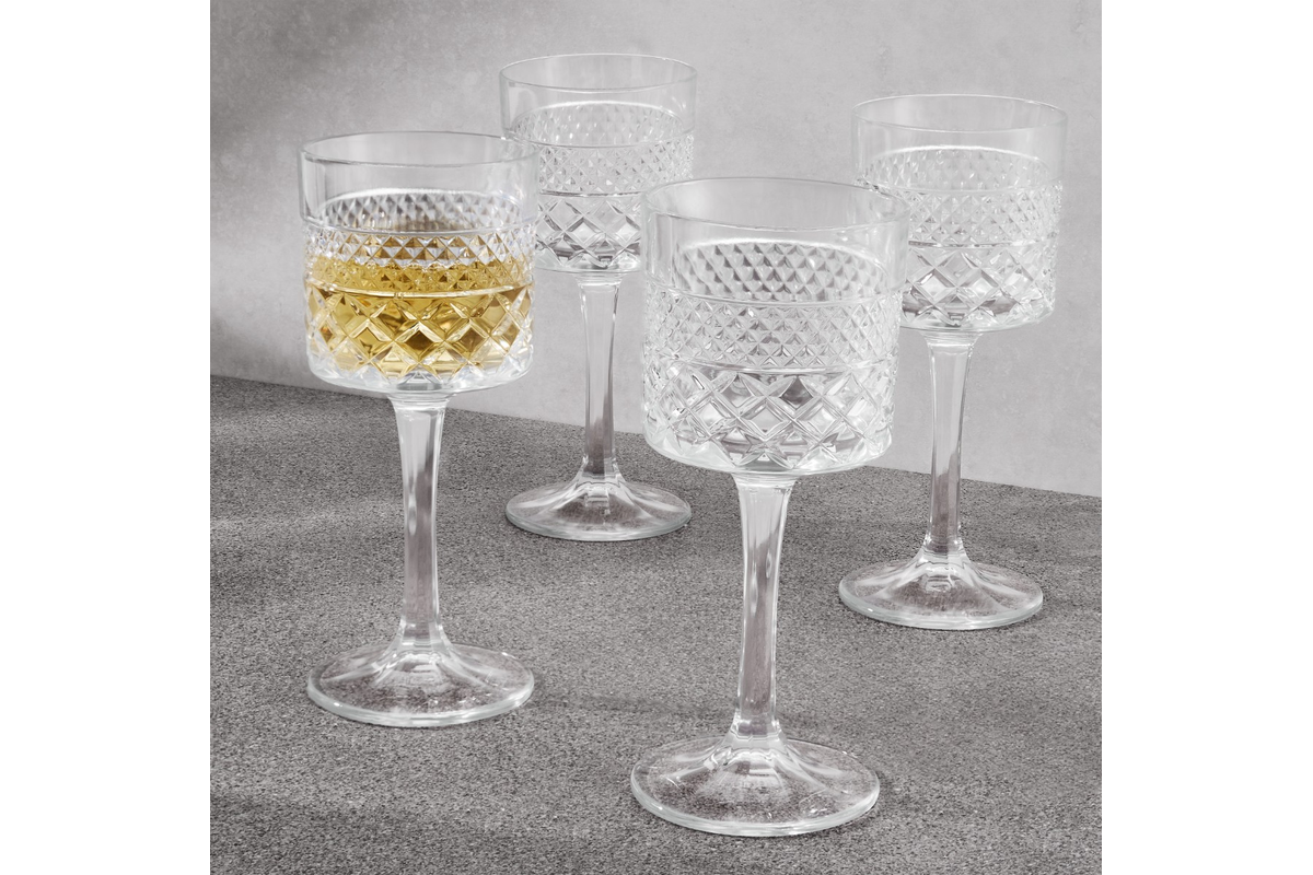 Maxwell & Williams Speakeasy Wine Glass 350ML Set of 4 Gift Boxed