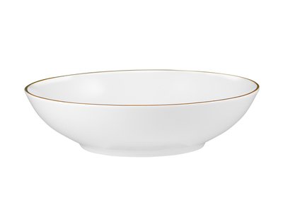 Maxwell & Williams White Gold Coupe Bowl Shallow 18.5cm Gold-maxwell-and-williams-What's Cooking Online Store