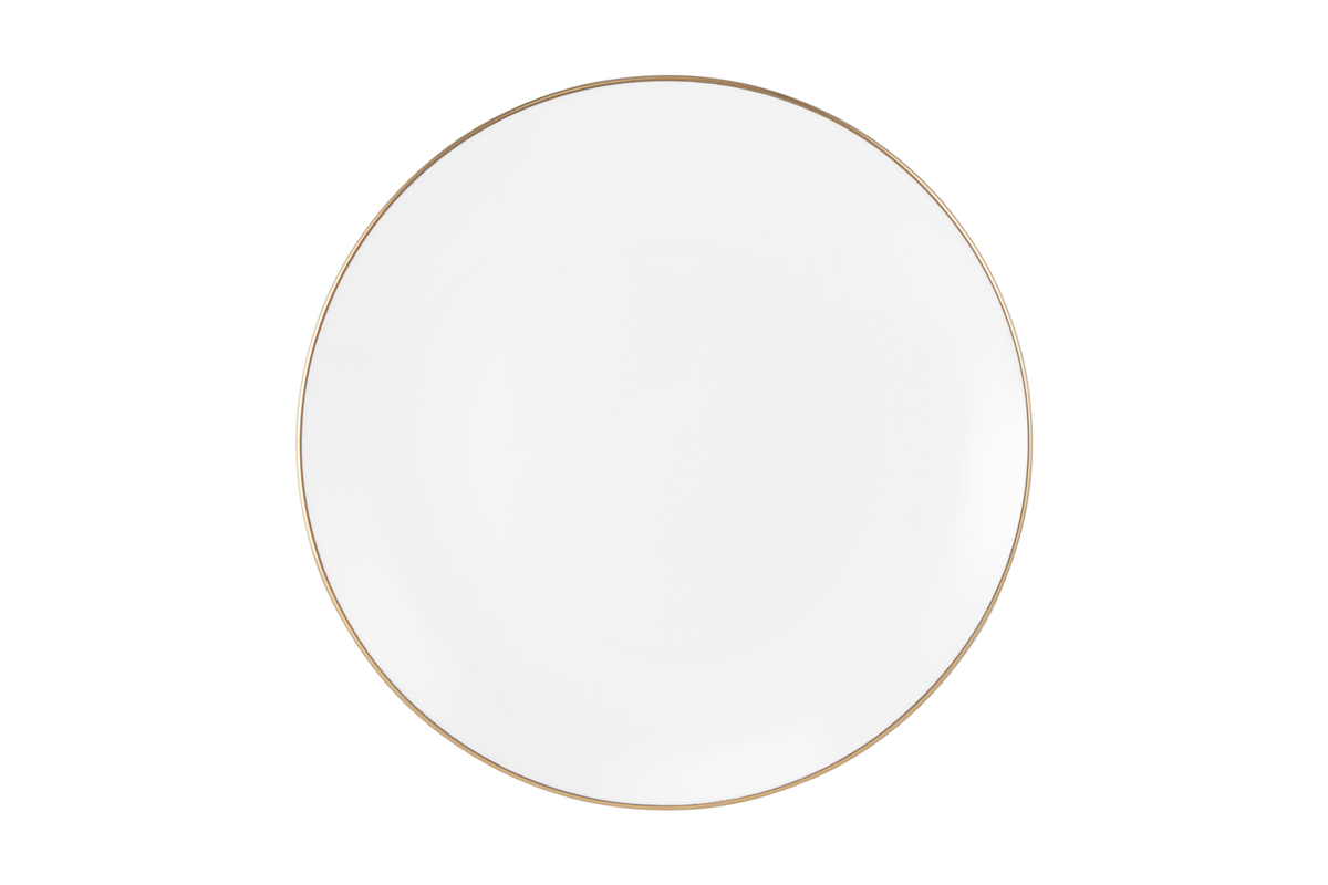 Maxwell & Williams White Gold Coupe Side Plate 19cm Gold