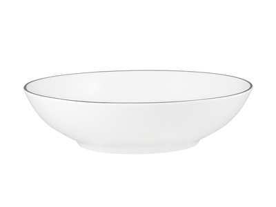 Maxwell & Williams White Platinum Coupe Bowl Shallow 18.5cm Platinum-maxwell-and-williams-What's Cooking Online Store