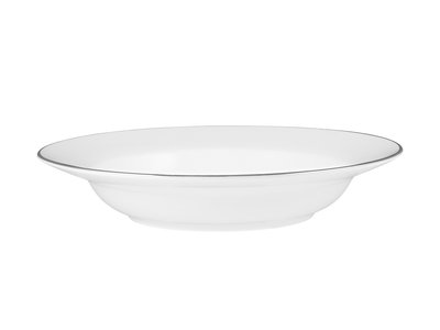 Maxwell & Williams White Platinum Rim Soup Bowl 23cm Platinum-maxwell-and-williams-What's Cooking Online Store