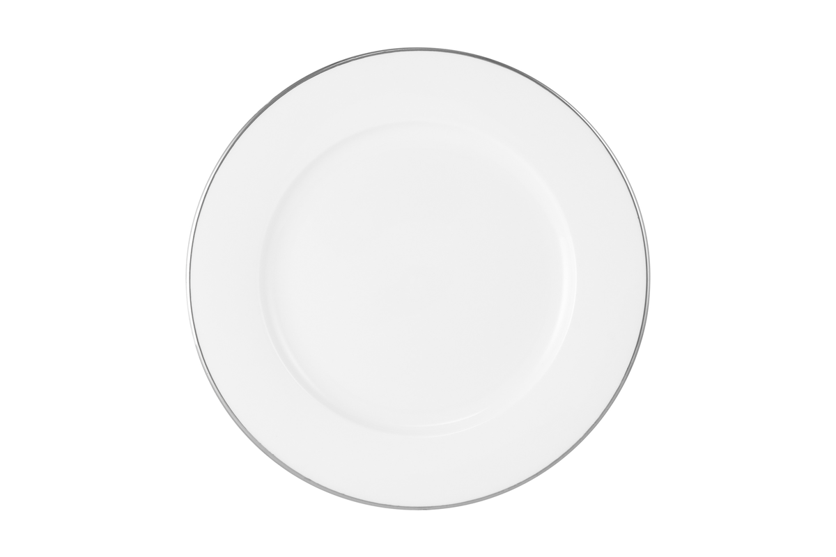 Maxwell & Williams White Platinum Rim Side Plate 19cm Platinum