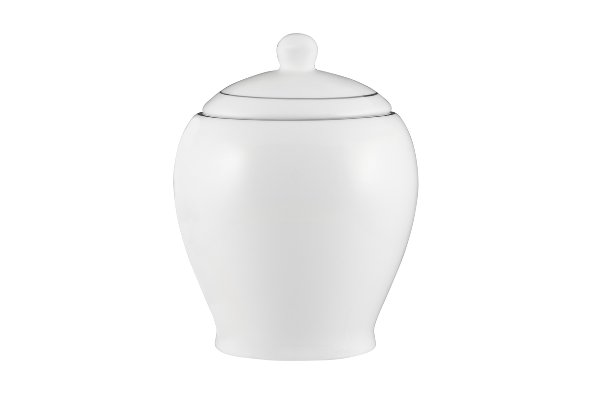 Maxwell & Williams White Platinum Sugar Bowl Platinum