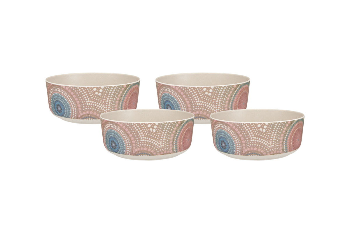 Maxwell & Williams Lou Martin Uplift Melamine Bowls 16x6cm Set of 4