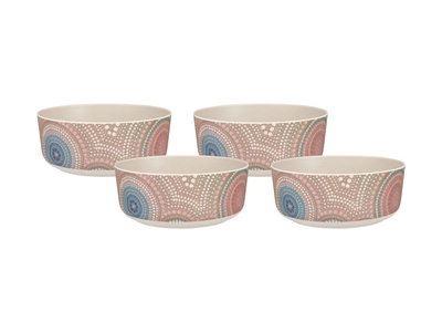 Maxwell & Williams Lou Martin Uplift Melamine Bowls 16x6cm Set of 4-maxwell-and-williams-What's Cooking Online Store