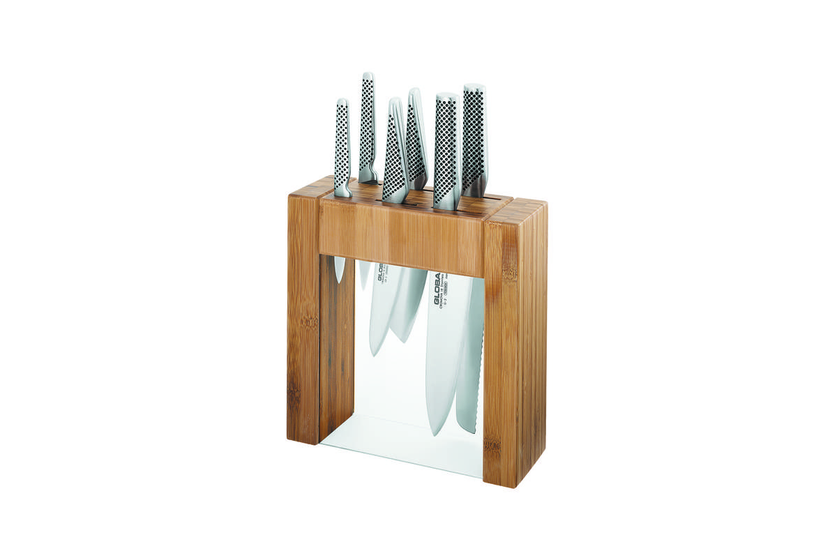 Global Ikasu V Knife Block 7 Piece