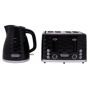 Westinghouse Kettle & Toaster Pack Black-westinghouse-What's Cooking Online Store