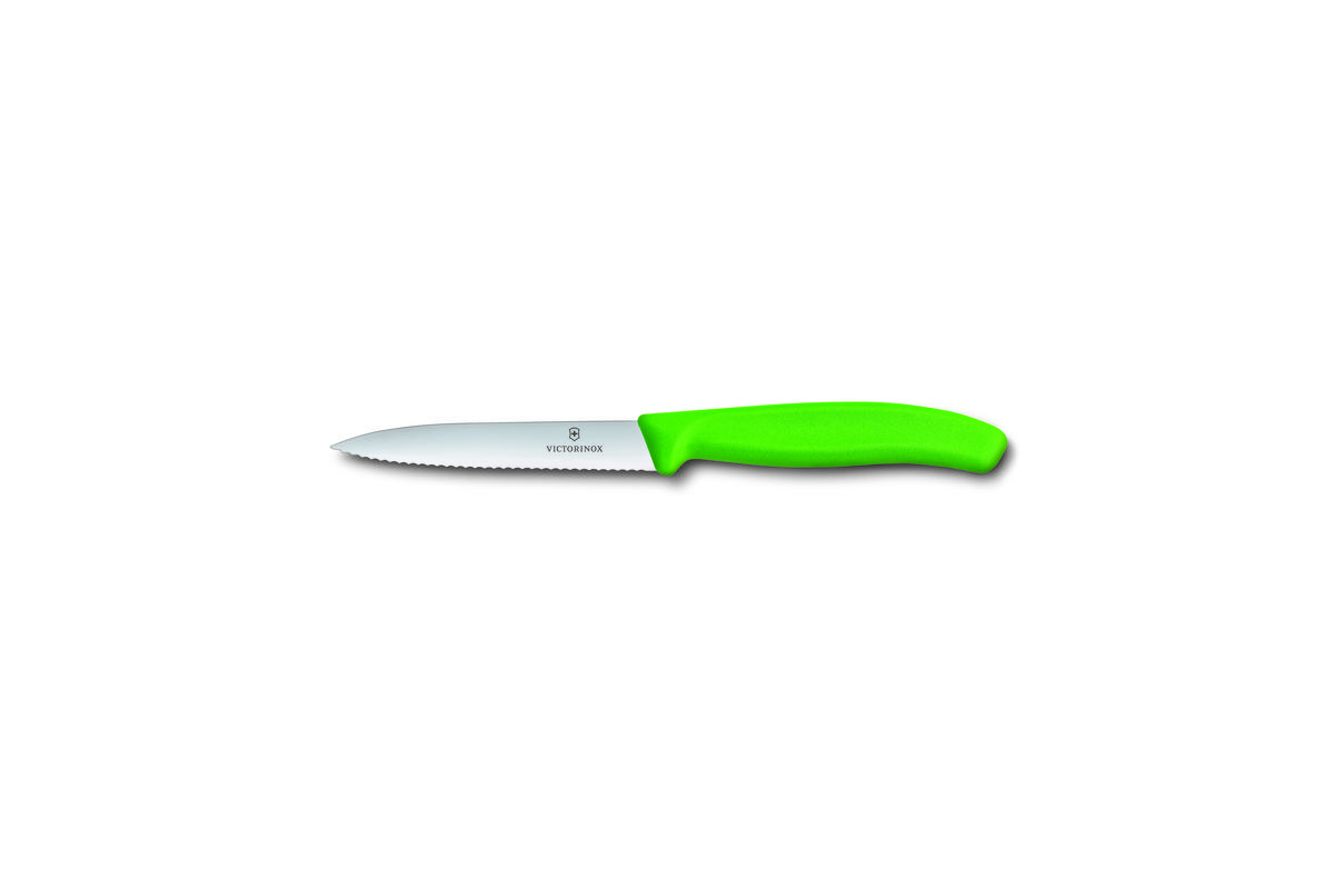 Victorinox Vegetable Knife Serrated 10cm Green