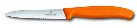 Victorinox Vegetable Knife Serrated 10cm Orange-victorinox-What's Cooking Online Store