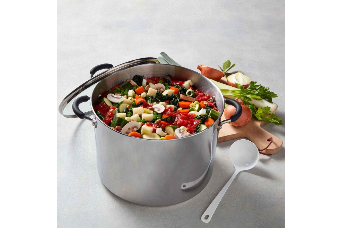 Raco Contemporary Stockpot 26cm 9.5 Litre Stainless Steel