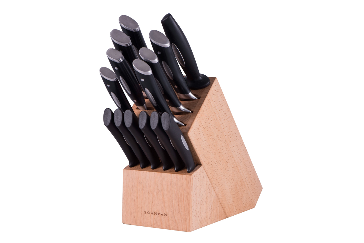 Scanpan Classic Knife Block 15 Piece