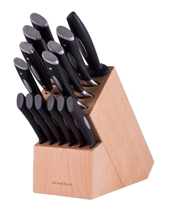 Scanpan Classic Knife Block 15 Piece-scanpan-What's Cooking Online Store