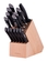 Scanpan Classic Knife Block 15 Piece