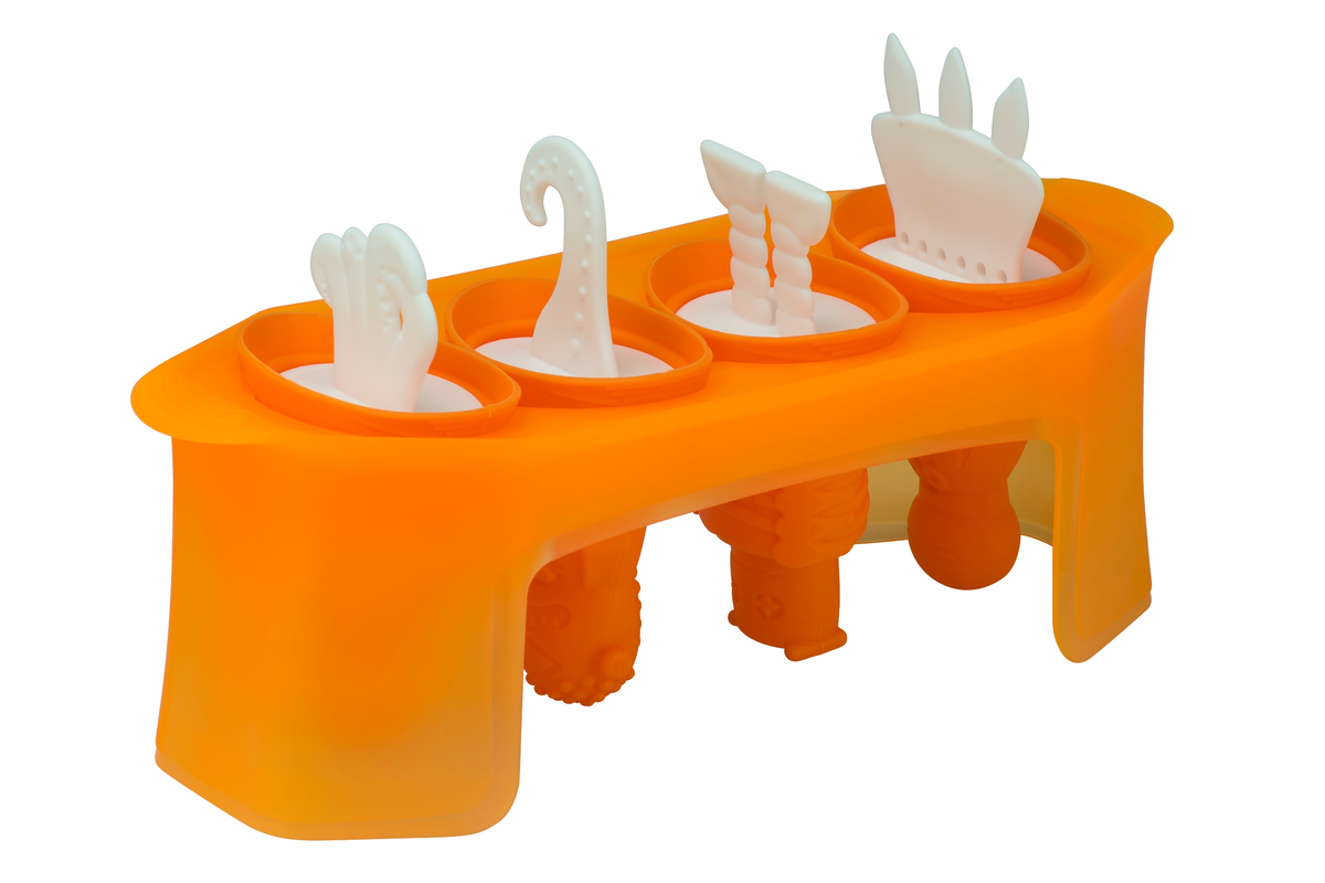 Avanti Space Monster Ice Block Moulds Orange