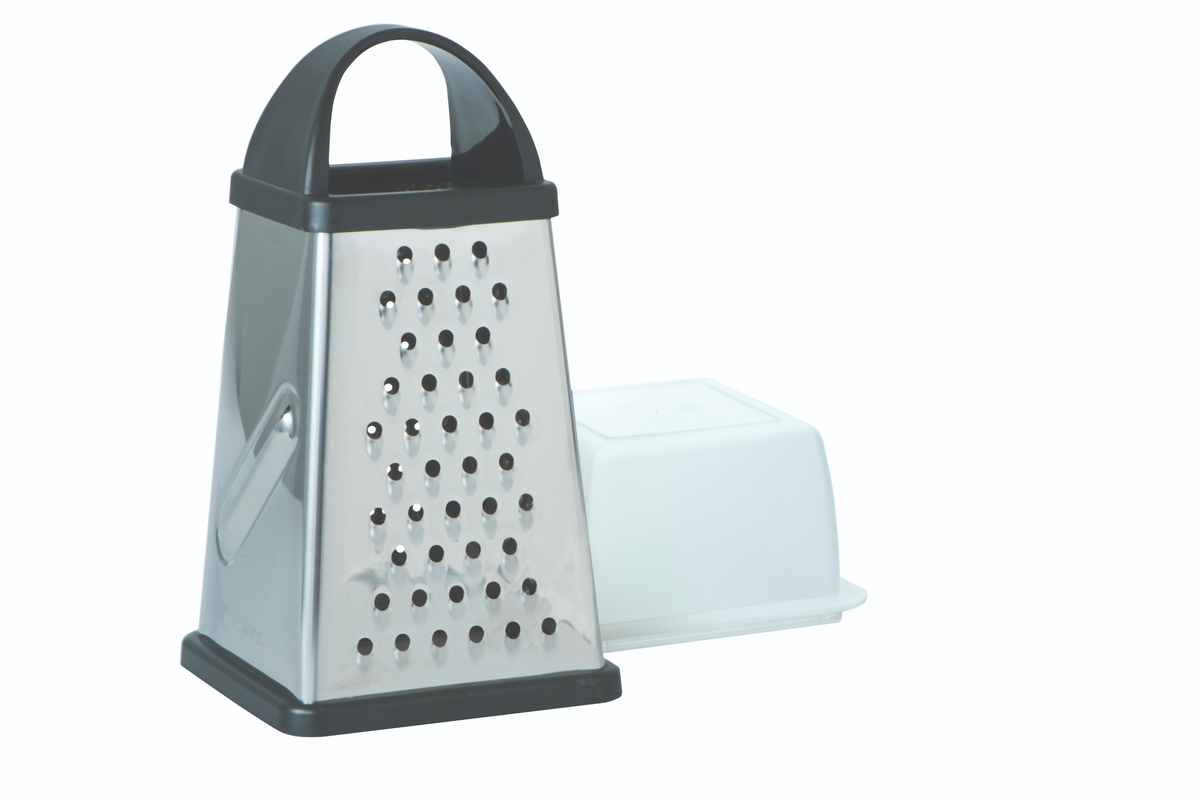 Avanti Box Grater  4 Sided With Storage Box