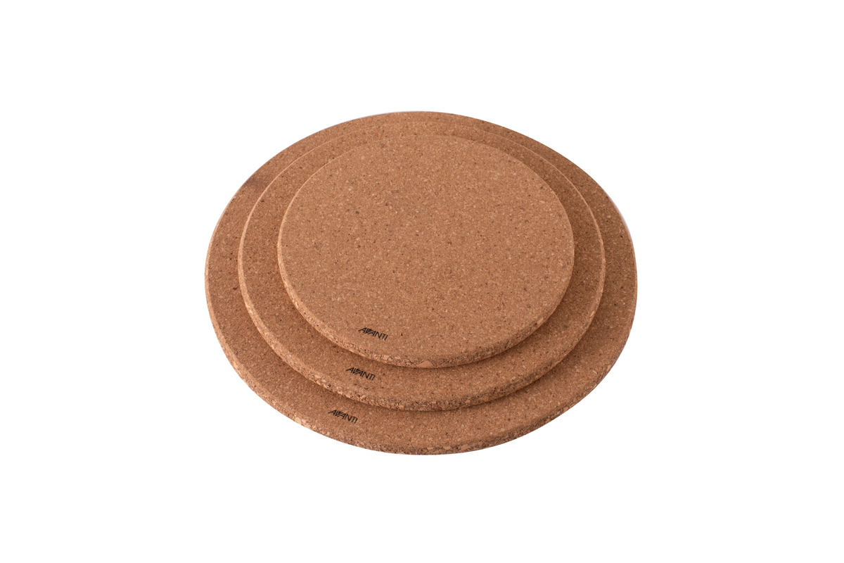 Avanti Round Cork Trivets with Magnets 3 piece