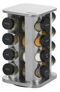 Avanti Rotating Spice Rack Set 16 Jars-avanti-What's Cooking Online Store