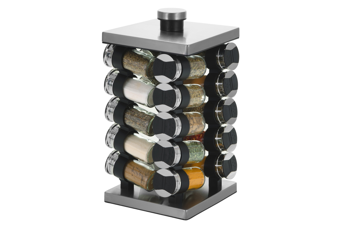 Avanti Rotating Spice Rack Set 20 Jars