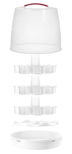 Avanti Universal Cupcake and Round Cake Carrier 3 Tier 24 Cupcake Capacity-avanti-What's Cooking Online Store