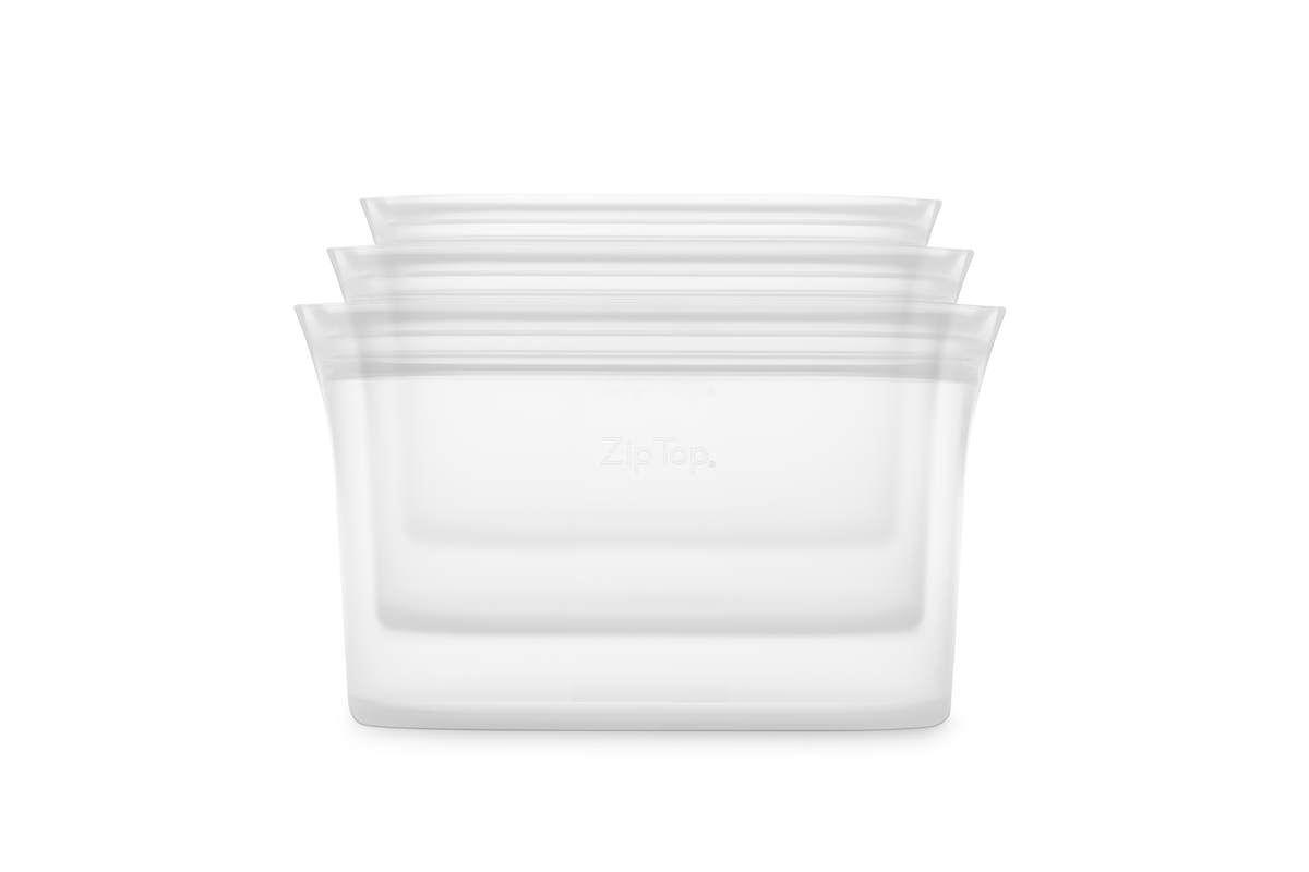 Zip Top Silicone 3 Piece Set Dishes