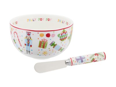 Maxwell and Williams Jolly Joy Joy Dip and Spreader Set The Nutcracker Gift Boxed-maxwell-and-williams-What's Cooking Online Store