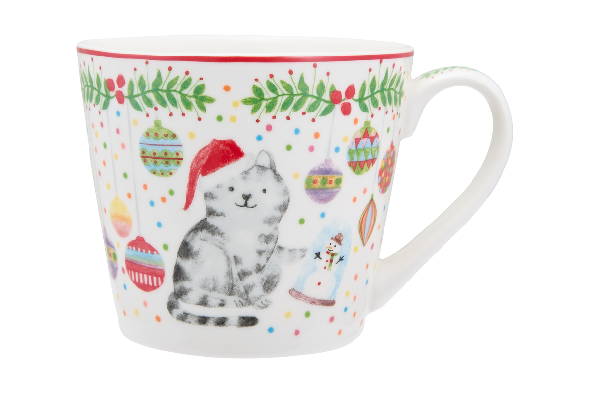 Maxwell and Williams Jolly Joy Joy Mug 400ML Cat Gift Boxed