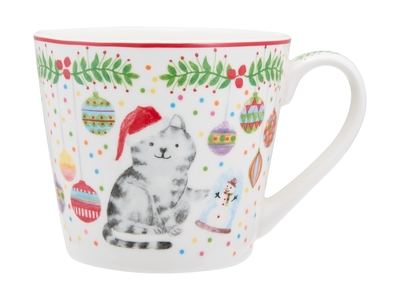 Maxwell and Williams Jolly Joy Joy Mug 400ML Cat Gift Boxed-maxwell-and-williams-What's Cooking Online Store