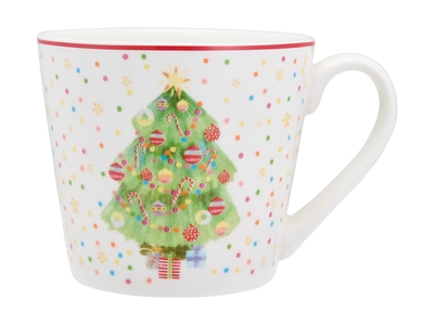 Maxwell and Williams Jolly Joy Joy Mug 400ML Christmas Tree Gift Boxed-maxwell-and-williams-What's Cooking Online Store