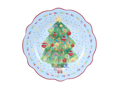 Maxwell and Williams Jolly Joy Joy Plate 20cm Christmas Tree Gift Boxed-maxwell-and-williams-What's Cooking Online Store