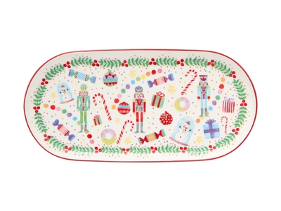 Maxwell and Williams Jolly Joy Joy Oblong Platter 30x15cm The Nutcracker Gift Boxed-maxwell-and-williams-What's Cooking Online Store