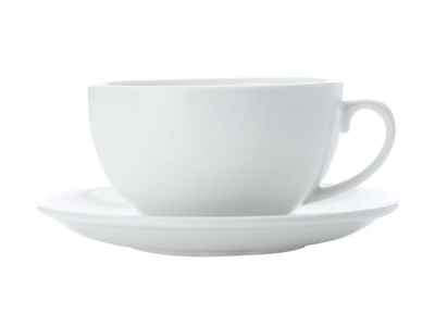 Maxwell & Williams White Basics Cappuccino Cup and Saucer-maxwell-and-williams-What's Cooking Online Store