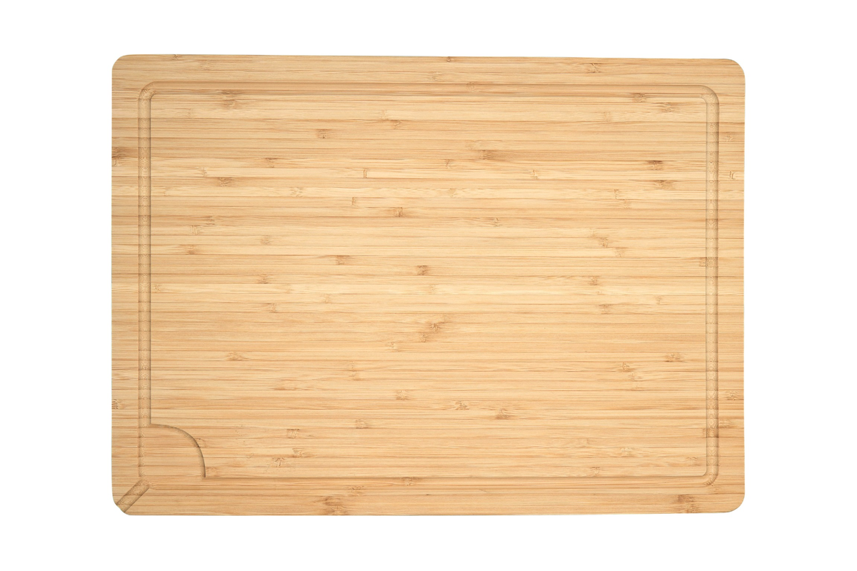 Maxwell & Williams Evergreen Rectangular Tri-Ply Bamboo Board With Juice Groove 48x35cm