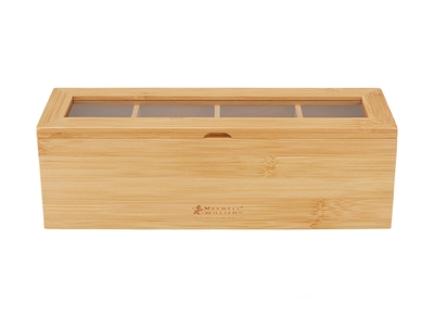 Maxwell & Williams Evergreen Bamboo Tea Box 29x9x9cm-maxwell-and-williams-What's Cooking Online Store